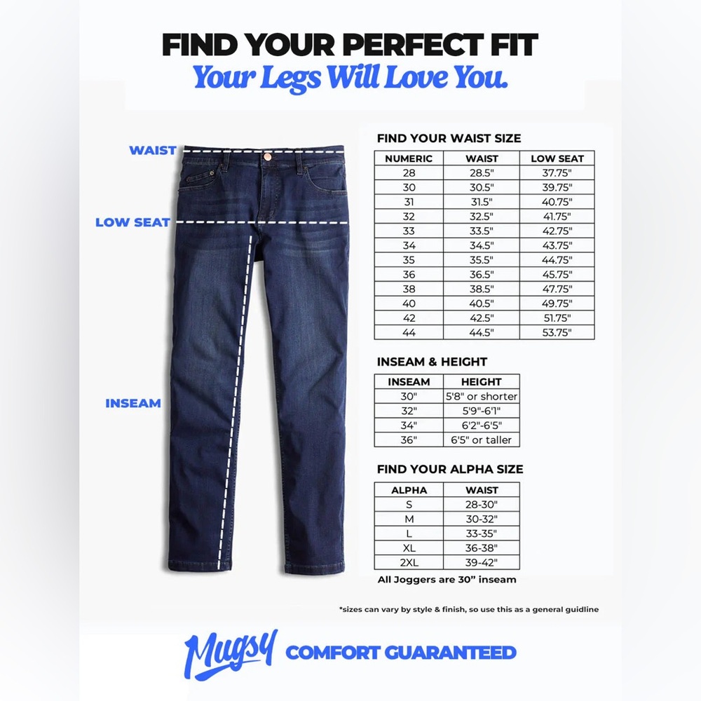 Mugsy Johnnys Classic Jeans - Light Gray - Picture 10 of 10